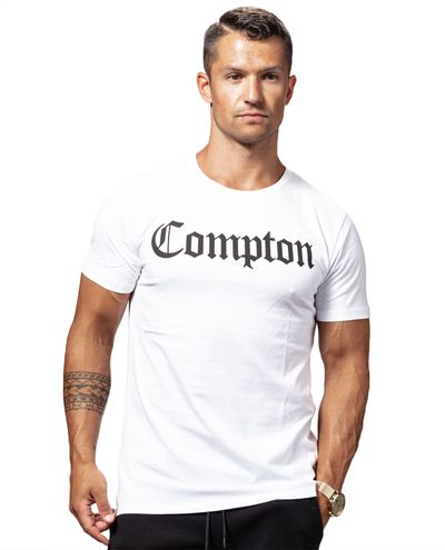 Compton White T-Shirt Urban Classics