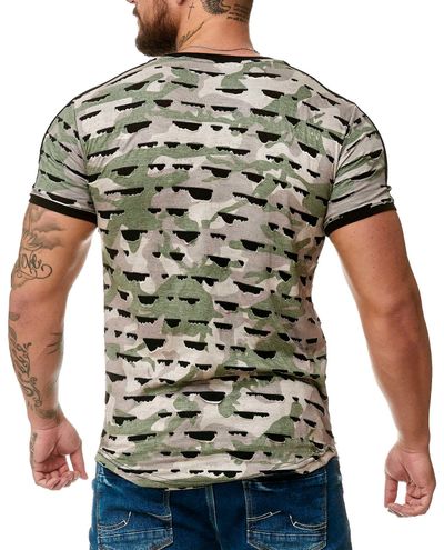 Maglietta dell'esercito strappata Jerone