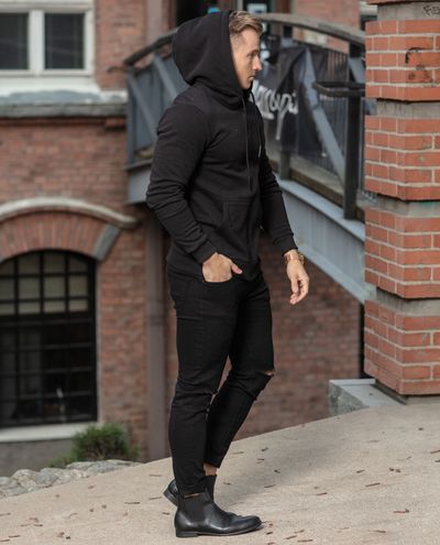 Felpa con cappuccio nera Ceres Only & Sons