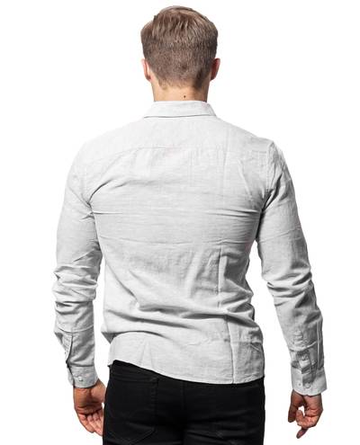 Camicia Caiden in lino Chincilla Only &amp; Sons