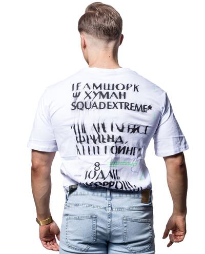 Erik Backprint T-Shirt White Jerone