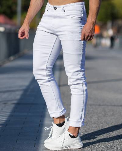 White Jeans Slim L32 Rusty Neal White Jeans Slim L32 Rusty Neal