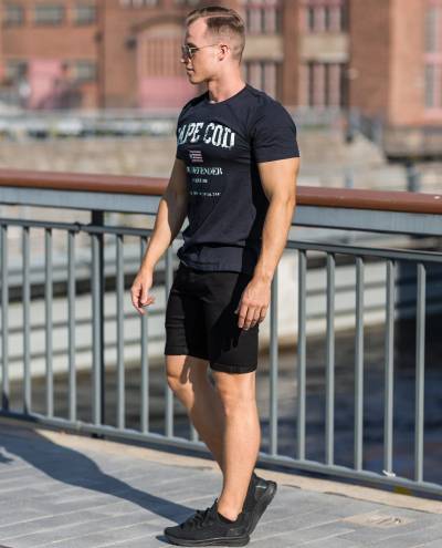 Alvin Tee Navy The Defender