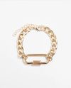 Fastener Bracelet Gold Urban Classics