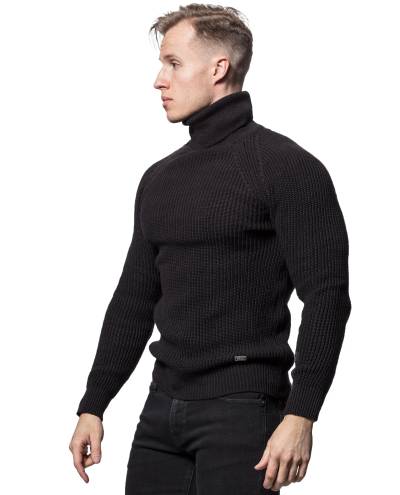 High Roll Neck Black Rusty Neal High Roll Neck Black Rusty Neal