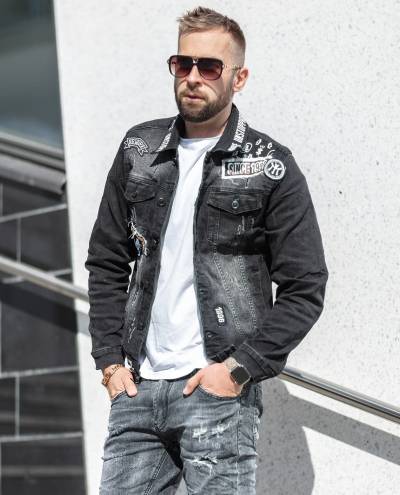 Unstoppable Denim Jacket Black Jerone