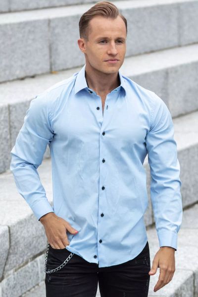 Light Blue Dress Shirt Rusty Neal