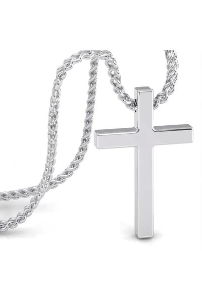 Lord Necklace Stainless Steel Silver Serasar