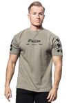 Illusion Embroided T-Shirt Olive Jerone