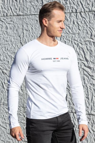 Sean White Elastic Longsleeve Text Print Jerone