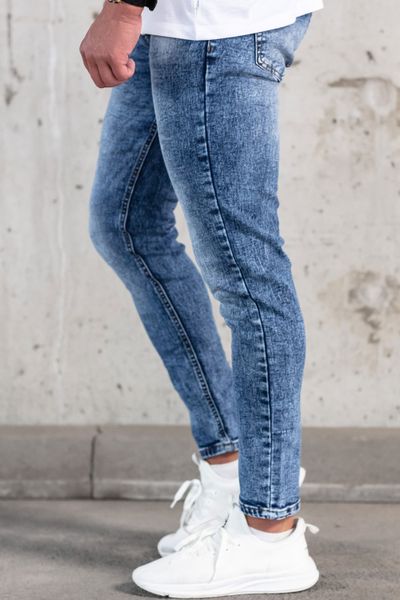 jeans uomo stone washed skinny fit