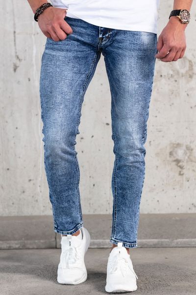jeans uomo stone washed skinny fit