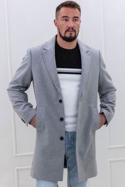 Harrison Wool Coat Light Gray JACK&JONES