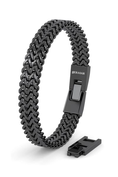 bracciale nero da uomo