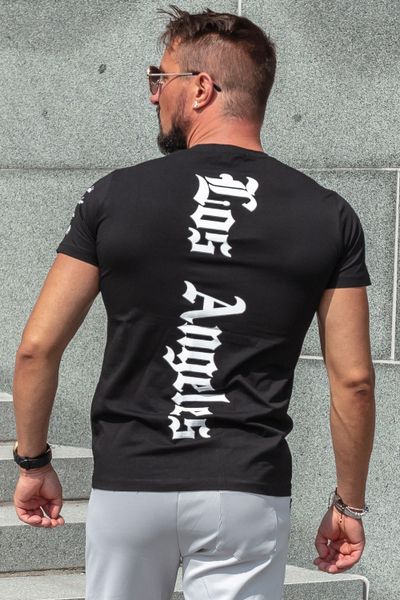 Maglietta nera elastica Los Angeles Jerone