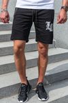 Pantaloncini college neri LA con tasche con cerniera JERONE