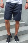 Pantaloncini college blu scuro con tasche con cerniera