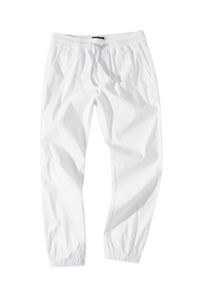 Pantaloni elasticizzati bianchi JERONE