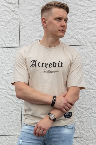 T-shirt Accredit marrone chiaro JERONE
