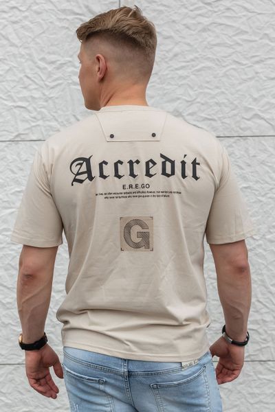 T-shirt Accredit marrone chiaro JERONE