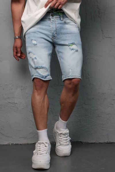 Pantaloncini di jeans azzurri JERONE