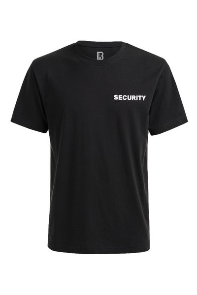 T-shirt nero stampato Security Brandit