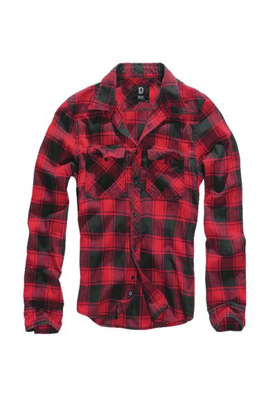 Camicia di flanella rosso-nera BRANDIT