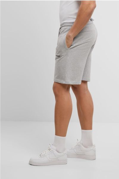 Pantaloncini college grigi in cotone pesante UPSCALE