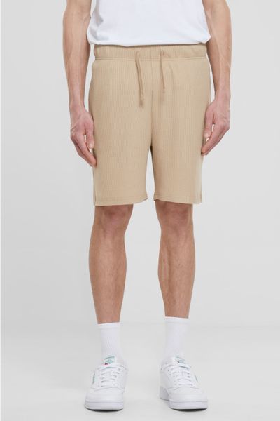 Pantaloncini beige con superficie a cialda URBAN CLASSICS Pantaloncini beige con superficie a cialda URBAN CLASSICS