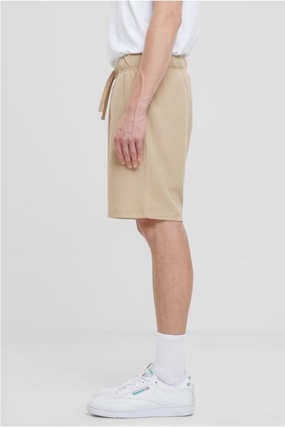 Pantaloncini beige con superficie a cialda URBAN CLASSICS