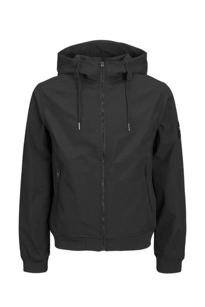 Giacca Softshell Nera Jack & Jones Giacca Softshell Nera Jack & Jones