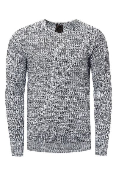 Maglione morbido grigio mélange RUSTY NEAL