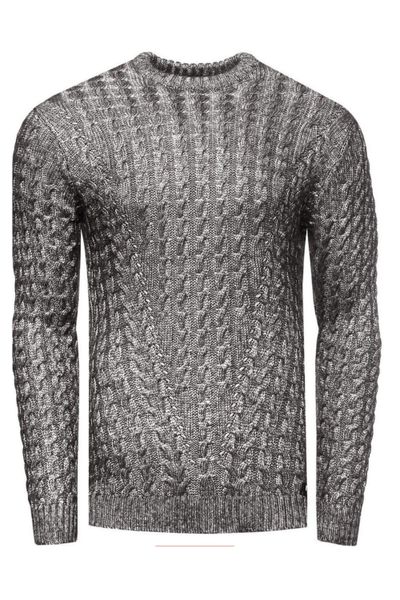 Maglione grigio brillante Rusty Neal