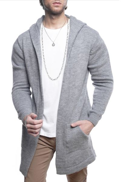 Cardigan aperto grigio Carisma