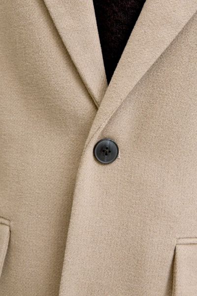 Cappotto in lana beige Harris Jack & Jones Cappotto in lana beige Harris Jack & Jones