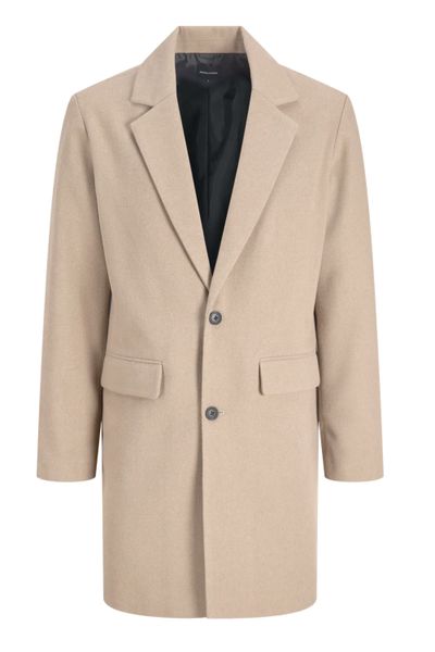 Cappotto in lana beige Harris Jack & Jones Cappotto in lana beige Harris Jack & Jones
