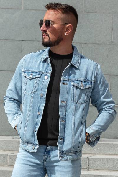 Giacca di jeans blu JACK&JONES