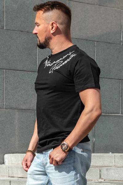 Cooper t-shirt nera Jerone