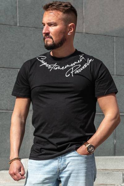 Cooper t-shirt nera Jerone