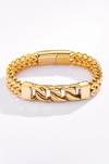 Bracciale color oro con piastra JERONE JEWELLERY