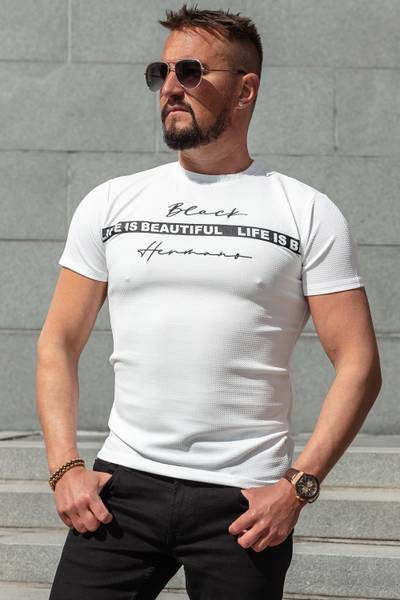 Rick T-shirt strutturata bianca JERONE