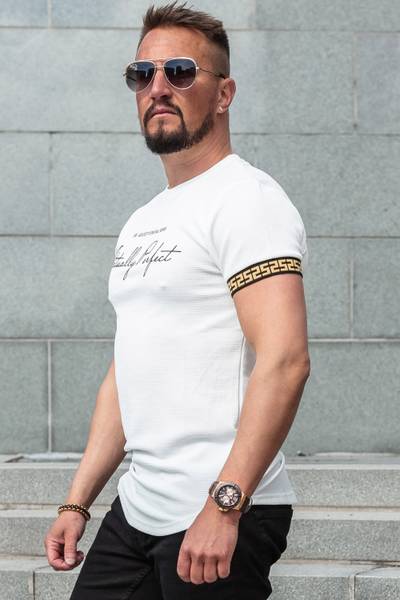 Jules T-shirt bianca strutturata JERONE