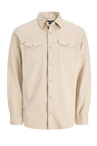 Sheridan Denim Shirt Beige Jack & Jones
