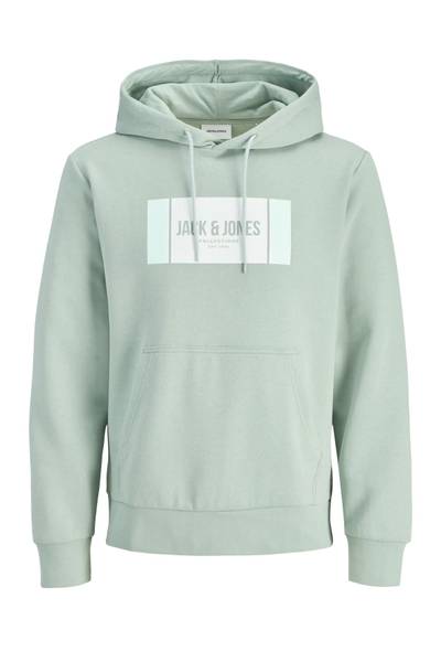 Hayato Felpa con cappuccio verde Jack&Jones