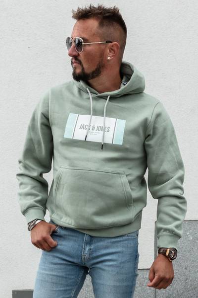 Hayato Felpa con cappuccio verde Jack&Jones Hayato Felpa con cappuccio verde Jack&Jones