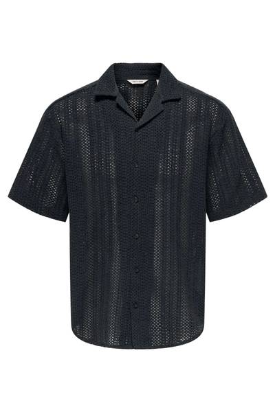 Dani maglia nera all'uncinetto ONLY&SONS Dani maglia nera all'uncinetto ONLY&SONS