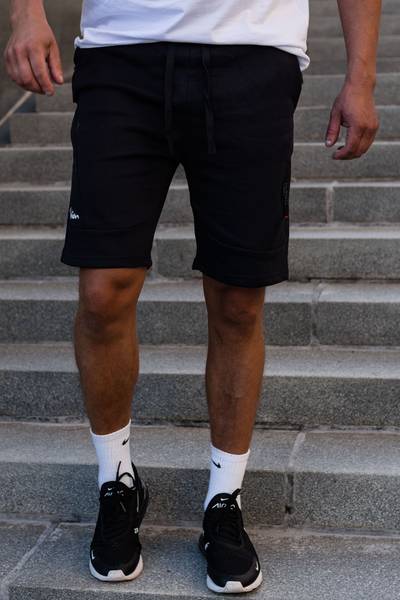 Pantaloncini leggeri blu con tasche con zip JERONE