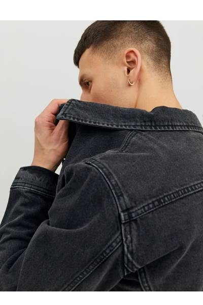 Giacca di jeans nera washed JACK&JONES Giacca di jeans nera washed JACK&JONES