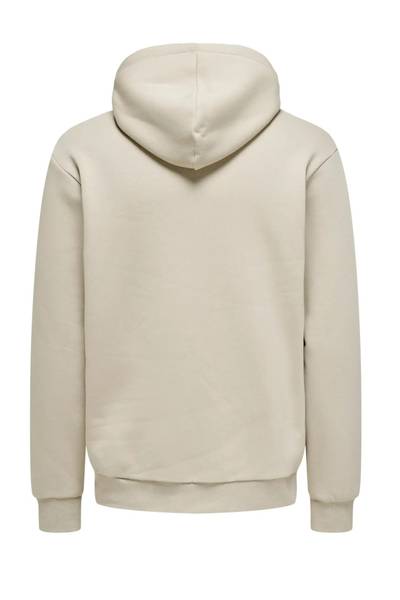 Basic Ceres Hoodie Silver Only & Sons Basic Ceres Hoodie Silver Only & Sons