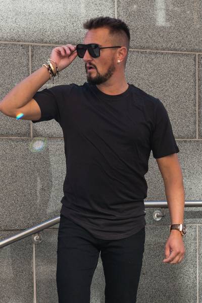 Noa Black T-Shirt Jack & Jones Noa Black T-Shirt Jack & Jones